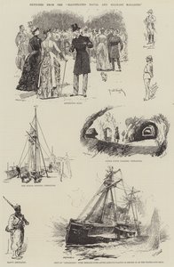 来自Illustrated Naval and Military Magazine的草图